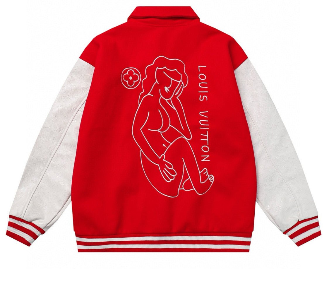 Trendy & eye-catching: Wizard of Oz Blue & White Varsity Jacket | Classic Letterman Style - J&E