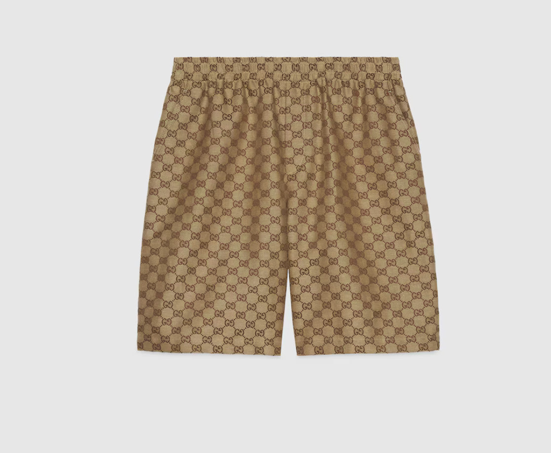 GG Linen Blend Canvas Shirt