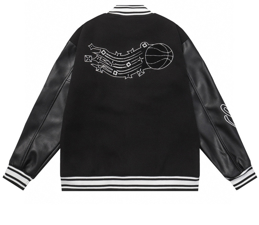 Trendy & eye-catching:
Wizard of Oz Blue & White Varsity Jacket | Classic Letterman Style