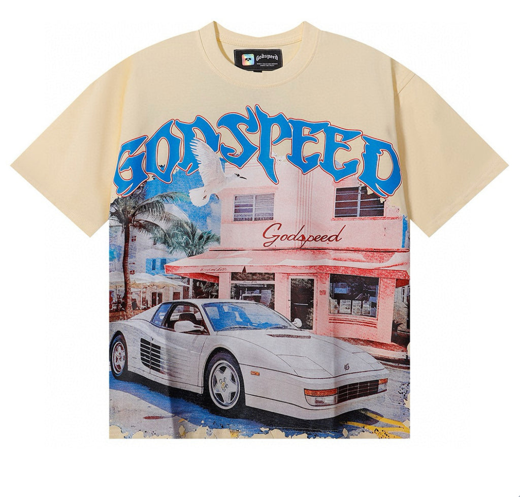 Luxury Oversized Vintage Cotton Tee – Premium Street Style Essential