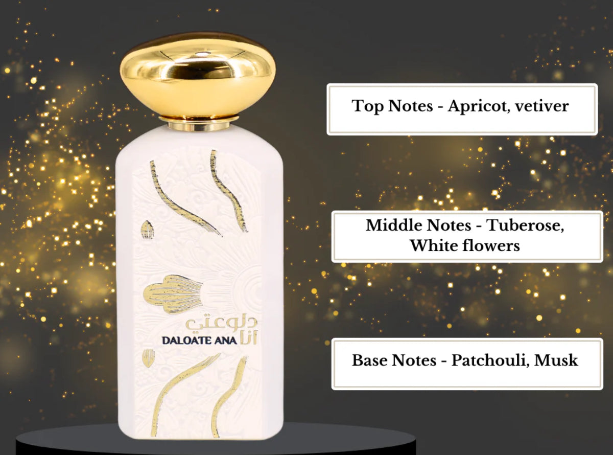 DALOATE ANA Eau de Parfum 100ML | Long Lasting Fresh, Musky & Floral Unisex Fragrance by Ard Al Zaafaran