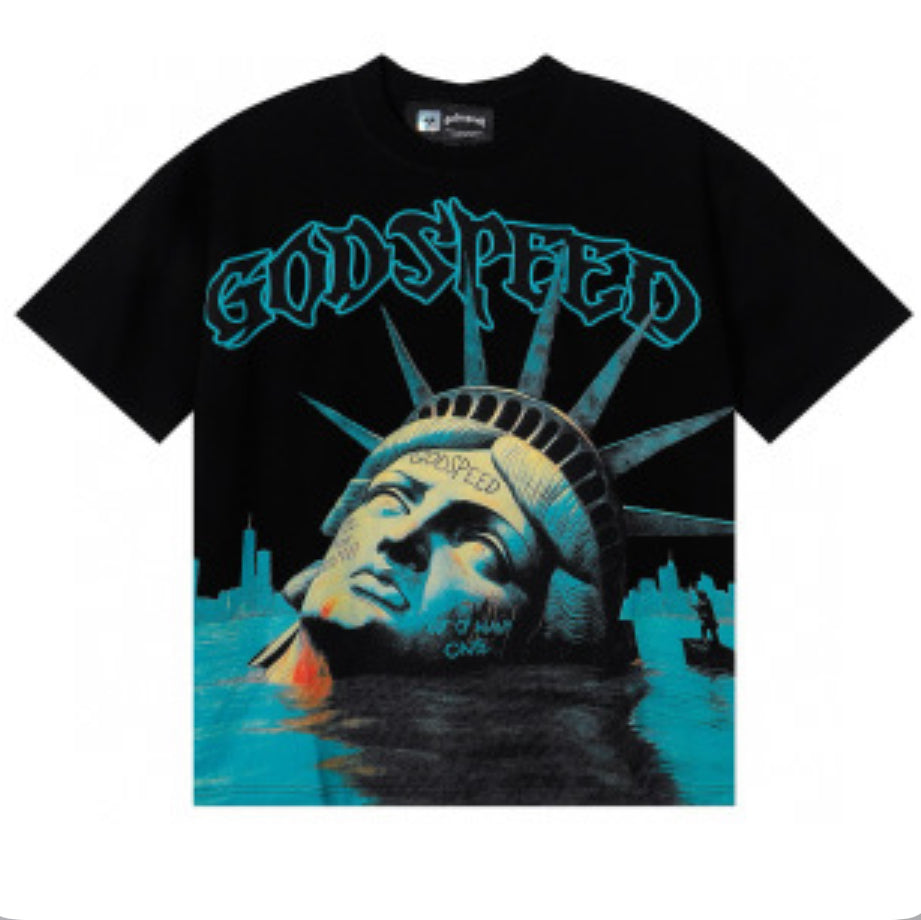 Luxury Oversized Vintage Cotton Tee – Premium Street Style Essential