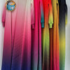 ANLAN Pleated Maxi Long Miyake Dress Gradient Color Lantern Sleeves Half Turtleneck Formal Dresses for Women 2024 New 9YK7603 - J&E