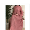 ANLAN Pleated Maxi Long Miyake Dress Gradient Color Lantern Sleeves Half Turtleneck Formal Dresses for Women 2024 New 9YK7603 - J&E