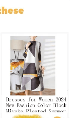 ANLAN Pleated Maxi Long Miyake Dress Gradient Color Lantern Sleeves Half Turtleneck Formal Dresses for Women 2024 New 9YK7603 - J&E