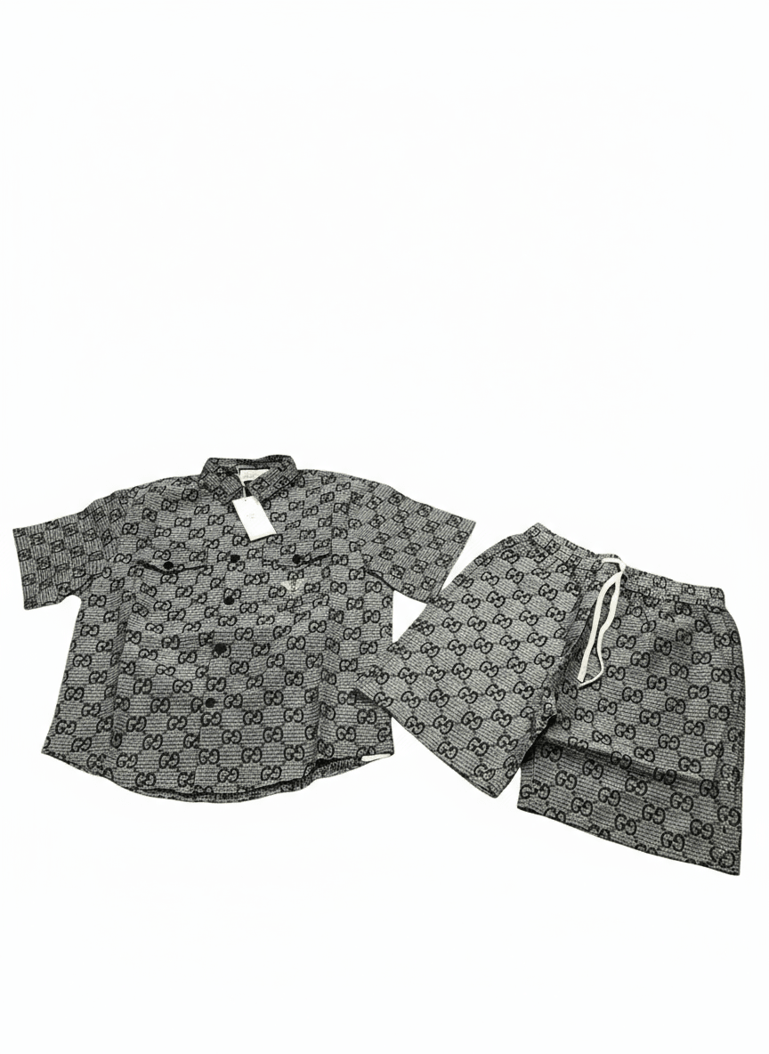 GG Linen Blend Canvas Shirt - J&E
