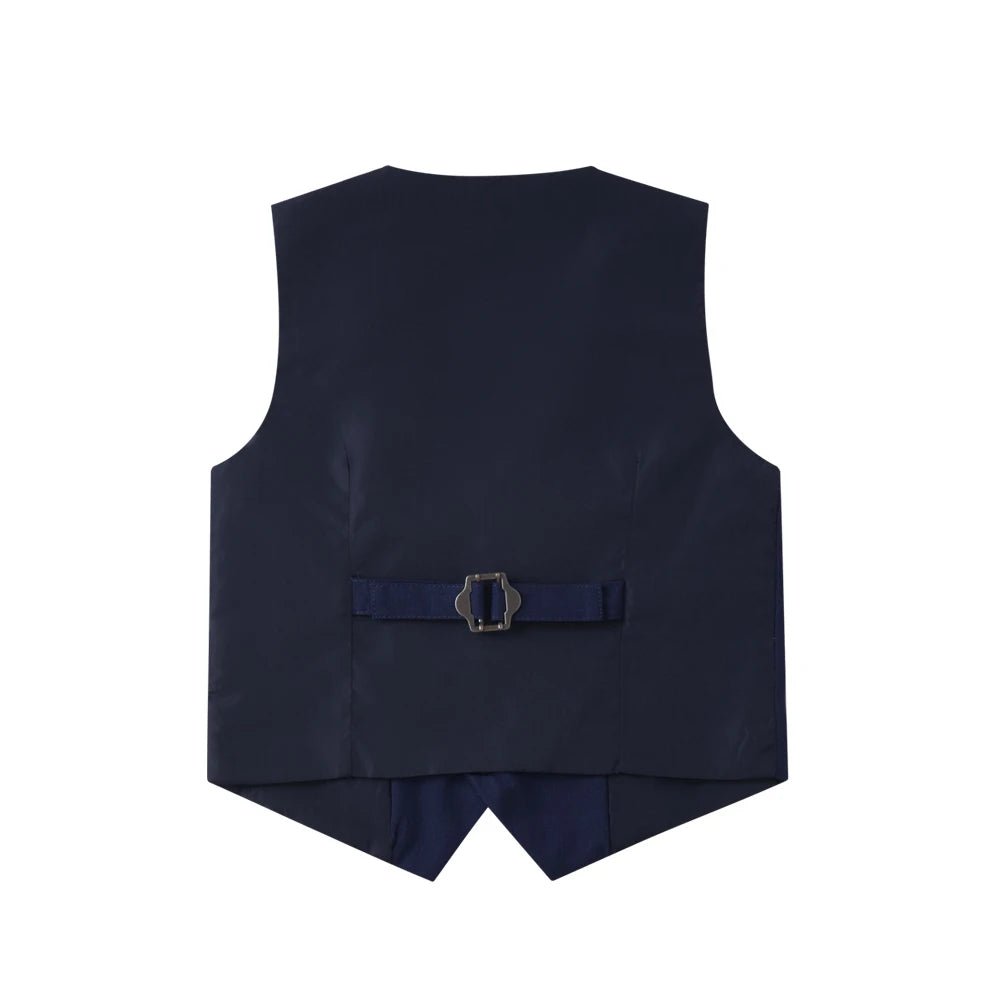 Kabeier Kids Suits Boys Wedding Attire Outfit Boys Toddler Bow tie Dress Blazer Blue Children Ring Bearer Suit 1 to 6 Years - J&E