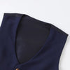 Kabeier Kids Suits Boys Wedding Attire Outfit Boys Toddler Bow tie Dress Blazer Blue Children Ring Bearer Suit 1 to 6 Years - J&E