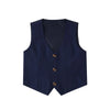 Kabeier Kids Suits Boys Wedding Attire Outfit Boys Toddler Bow tie Dress Blazer Blue Children Ring Bearer Suit 1 to 6 Years - J&E