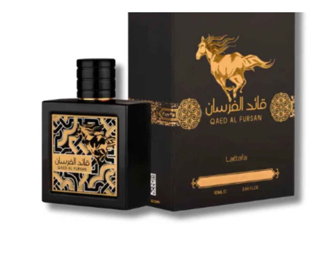 Lattafa Qaed Al Fursan – Unisex Oriental Fruity Amber Wood Eau de Parfum, 100ml - J&E