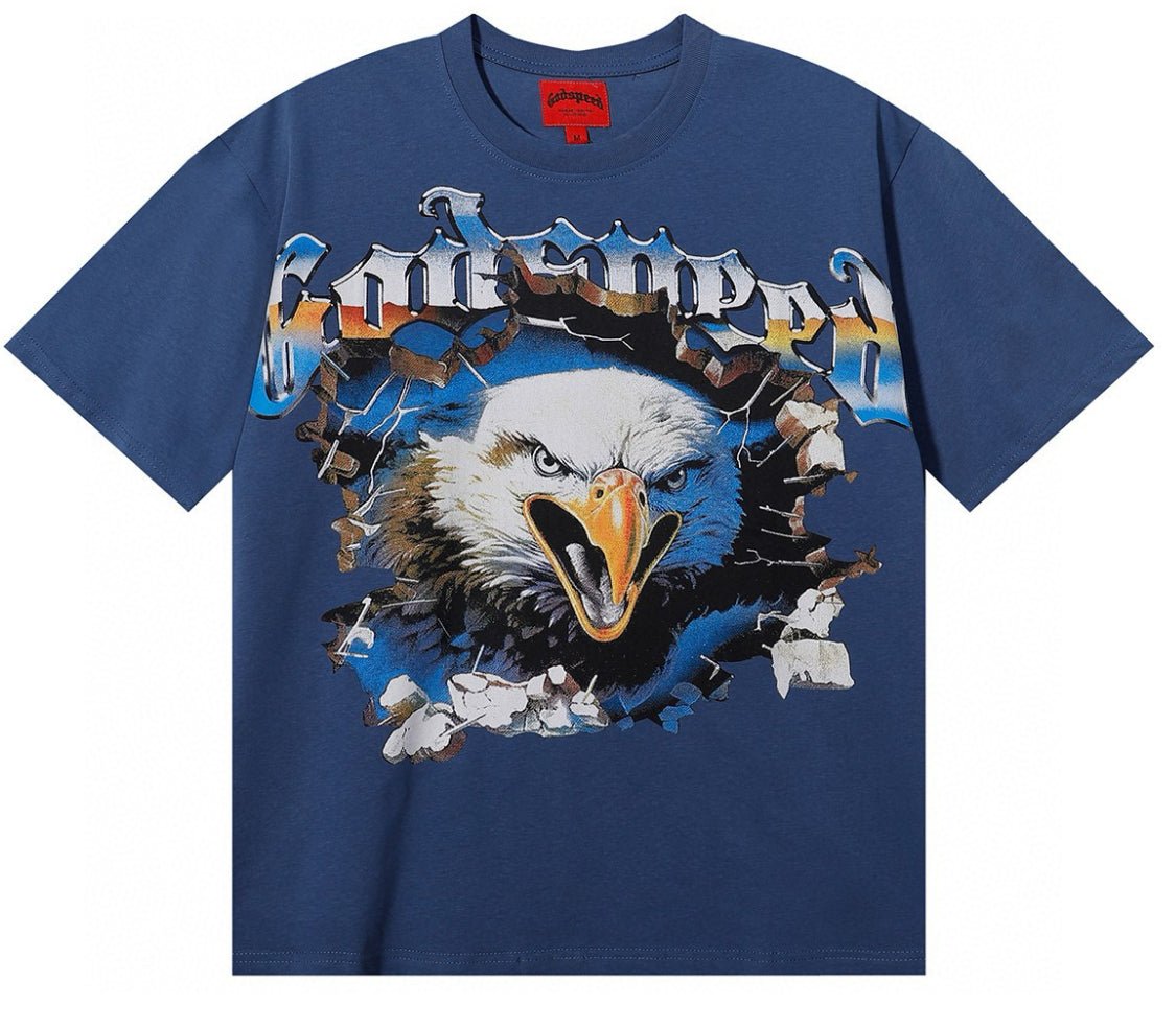 Luxury Oversized Vintage Cotton Tee – Premium Street Style Essential - J&E