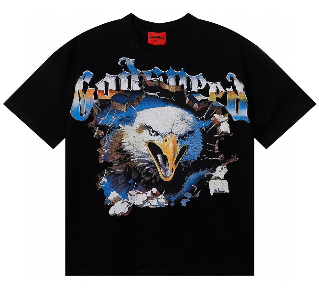 Luxury Oversized Vintage Cotton Tee – Premium Street Style Essential - J&E