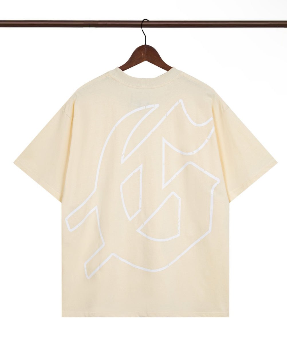 Luxury Oversized Vintage Cotton Tee – Premium Street Style Essential - J&E