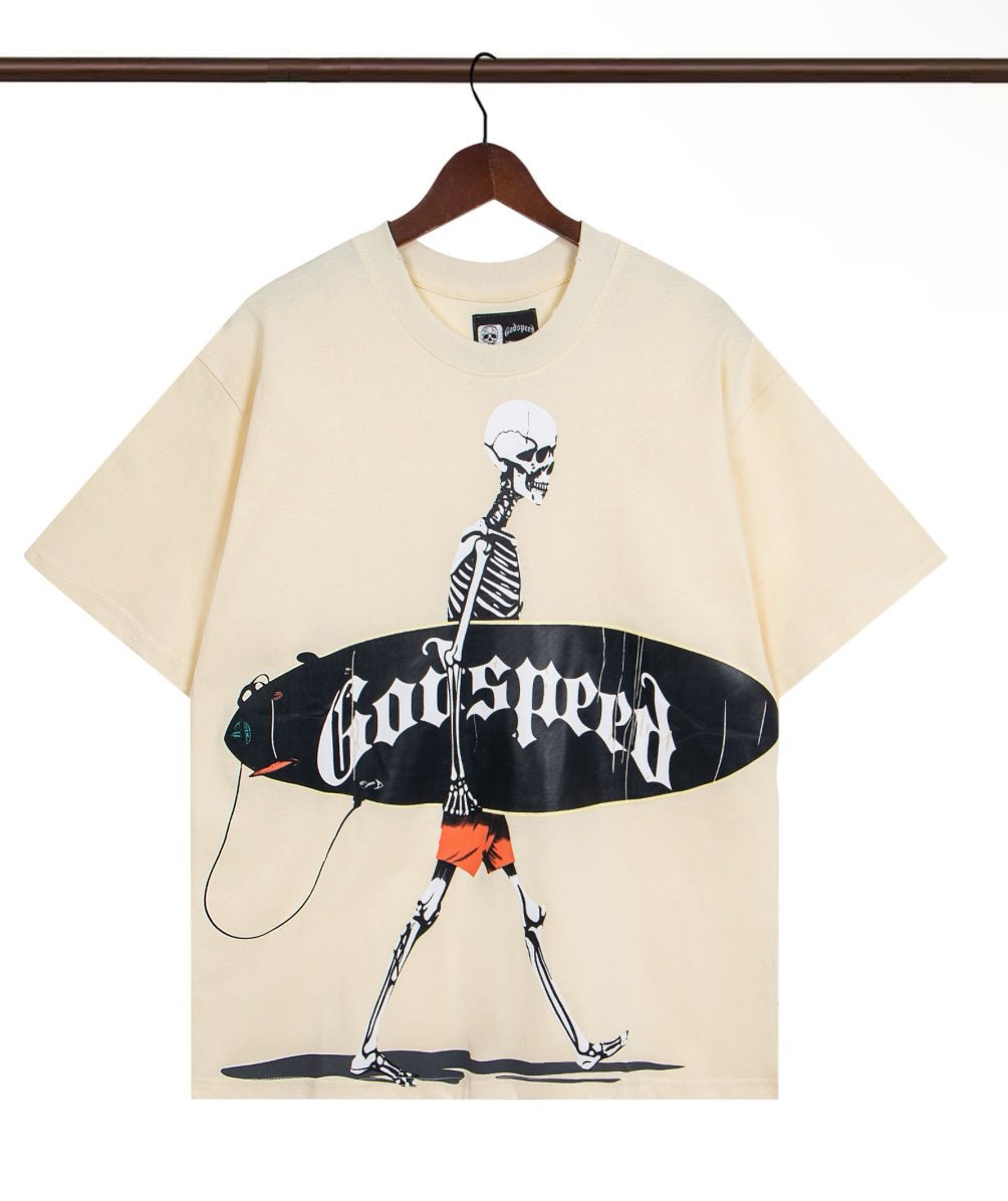 Luxury Oversized Vintage Cotton Tee – Premium Street Style Essential - J&E