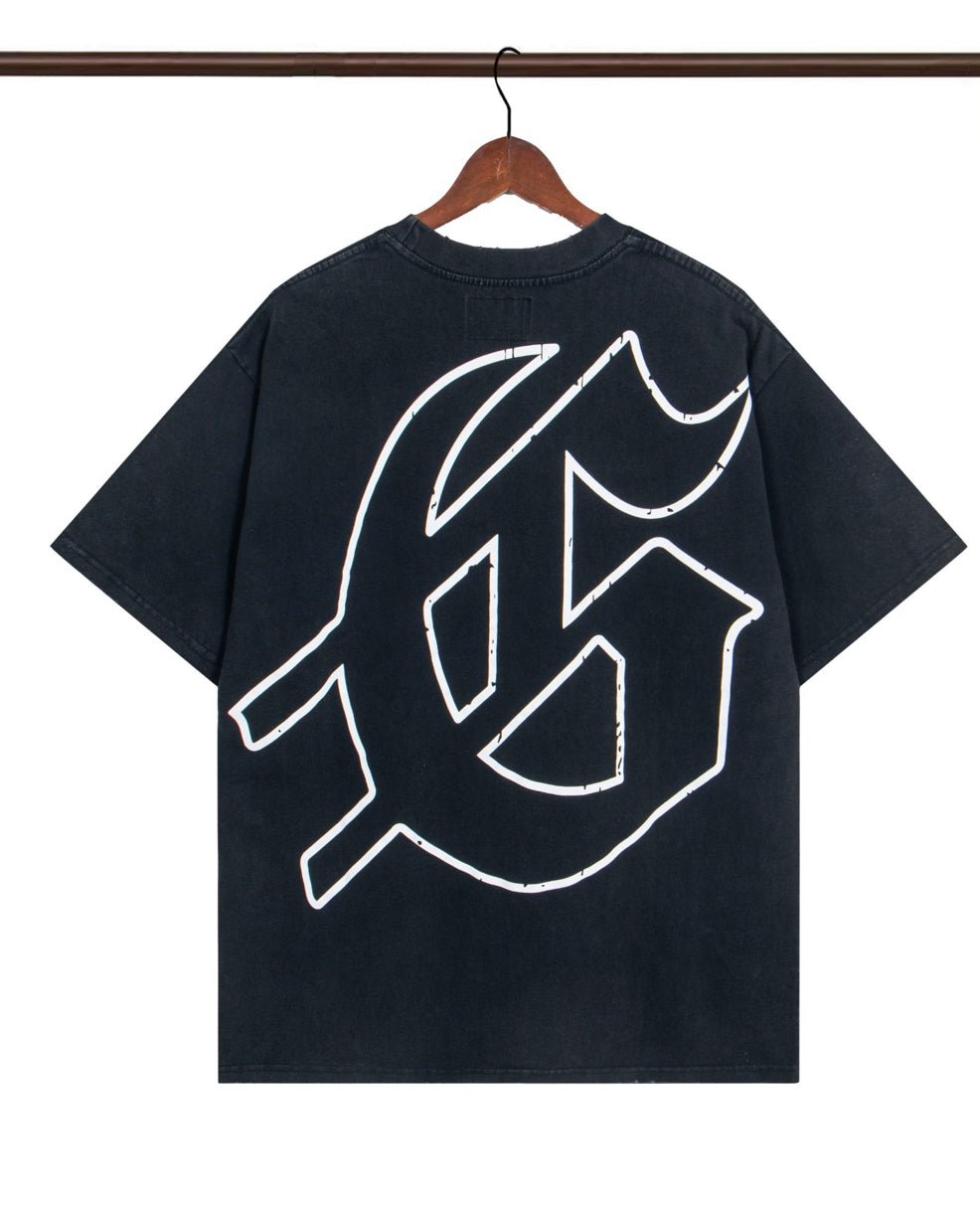Luxury Oversized Vintage Cotton Tee – Premium Street Style Essential - J&E