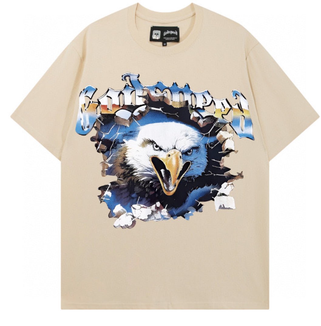 Luxury Oversized Vintage Cotton Tee – Premium Street Style Essential - J&E