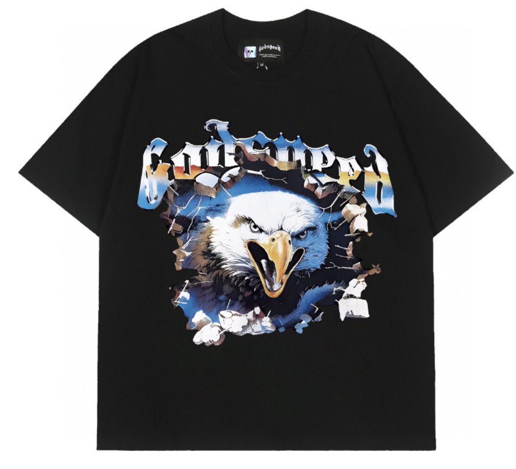 Luxury Oversized Vintage Cotton Tee – Premium Street Style Essential - J&E
