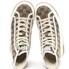 New canvas GG monogram womens tennis 1997 high top 55mm platform sneakers 38.5 beige Ebony mystic white - J&E