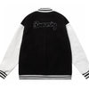 Trendy & eye-catching: Wizard of Oz Blue & White Varsity Jacket | Classic Letterman Style - J&E
