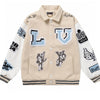 Trendy & eye-catching: Wizard of Oz Blue & White Varsity Jacket | Classic Letterman Style - J&E