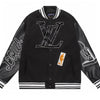 Trendy & eye-catching: Wizard of Oz Blue & White Varsity Jacket | Classic Letterman Style - J&E