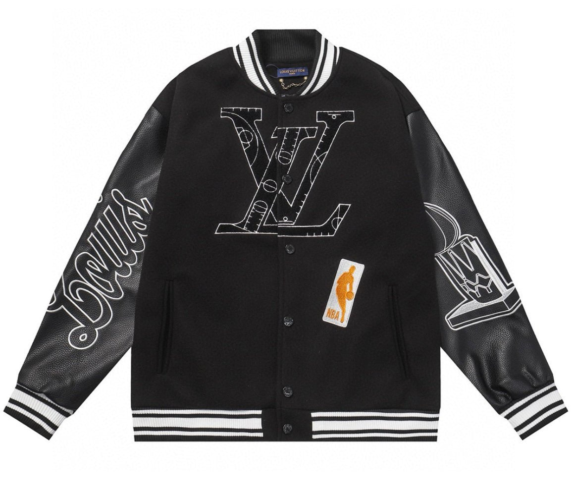 Trendy & eye-catching: Wizard of Oz Blue & White Varsity Jacket | Classic Letterman Style - J&E