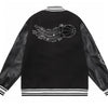 Trendy & eye-catching: Wizard of Oz Blue & White Varsity Jacket | Classic Letterman Style - J&E