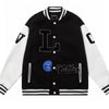 Trendy & eye-catching: Wizard of Oz Blue & White Varsity Jacket | Classic Letterman Style - J&E